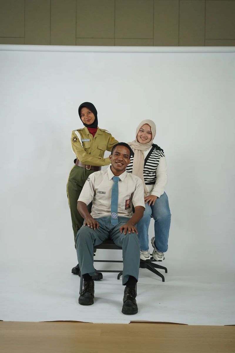 Kadet berfoto bersama